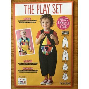 Toddler Overalls and Romper Pattern 3 Months - 4 Years The Play Set UNCUT